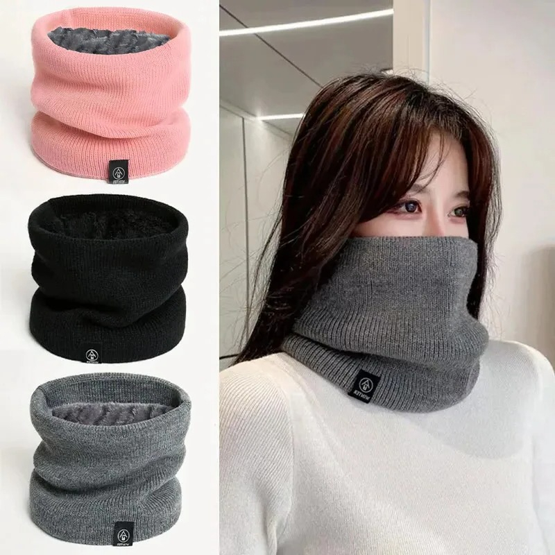 Wool Scarf Men - ผ้าพันคอถักสำหรับผู้หญิง แฟชั่น ผ้าพันคอแบบเรียบคล้ายแคชเมียร์สำหรับฤดูหนาว ผ้าพันคอหนาอุ่นสำหรับผู้หญิงและผู้ชาย แบบยูนิเซ็กส์ 1/2/4