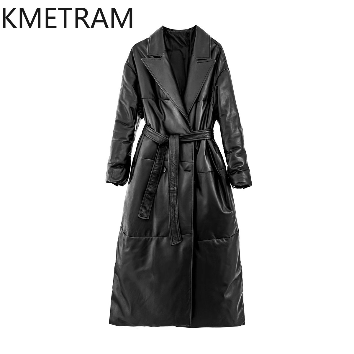 Down Jacket Packable - ห่านสีขาวลงของแท้หนังปักเป้าแจ็คเก็ตเสื้อผ้าผู้หญิงหนังแกะจริงยาวลงเสื้อฤดูหนาวแจ็คเก็ตหลวม 2024хок