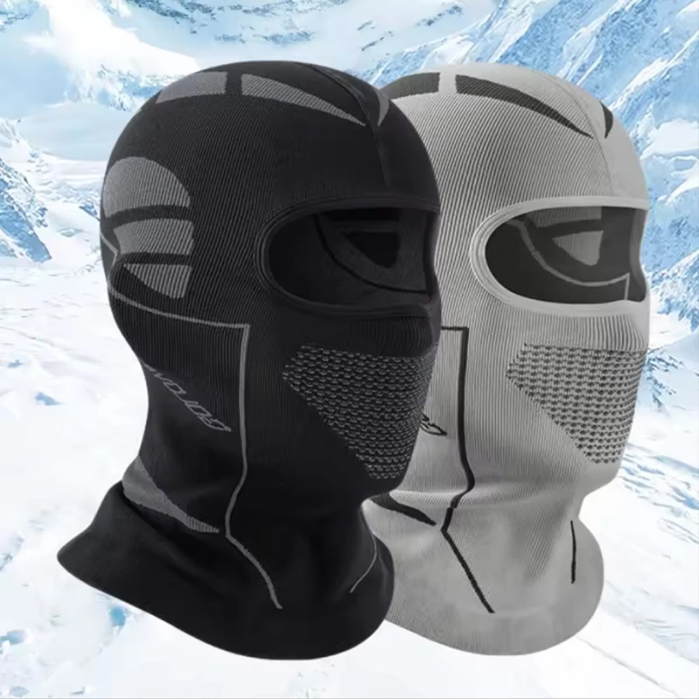 Balaclava Ski Mask - ผ้าพันคอกันหนาวสำหรับผู้ชายและผู้หญิง หมวกสกี บาลาคลาวา ปิดหน้าเต็มใบ สำหรับเล่นสกี ปั่นจักรยาน