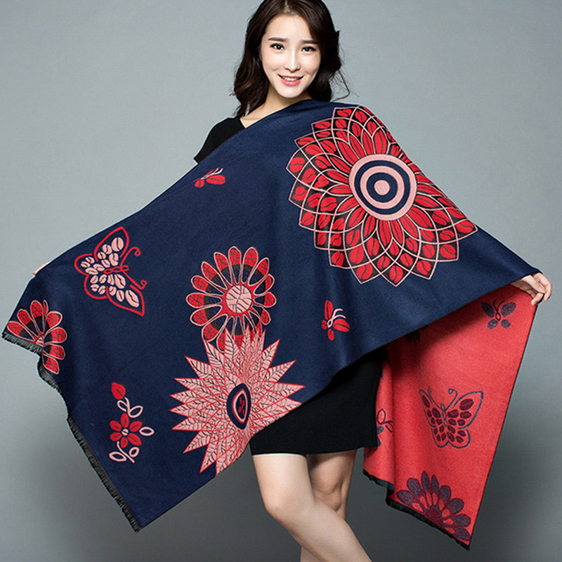 ผ้าคลุมไหล่ไหมพรมแคชเมียร์หนาน - Cashmere Pashmina Wrap บทวิจารณ์และราคา
