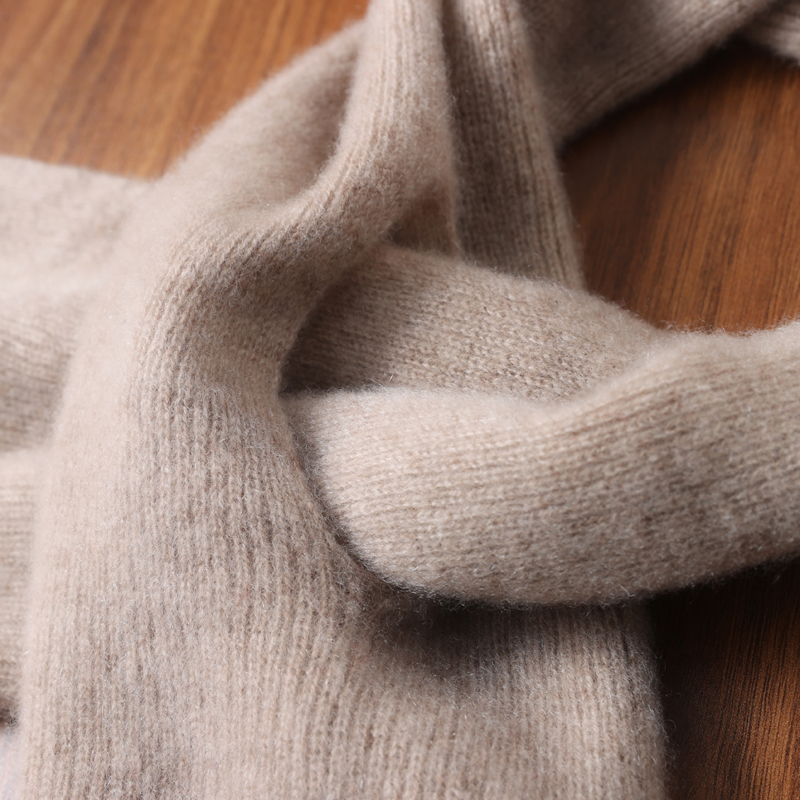 ใหม่ถักผ้าพันคอแบบกลวง 100% ขน - Wool Scarf Men บทวิจารณ์และราคา