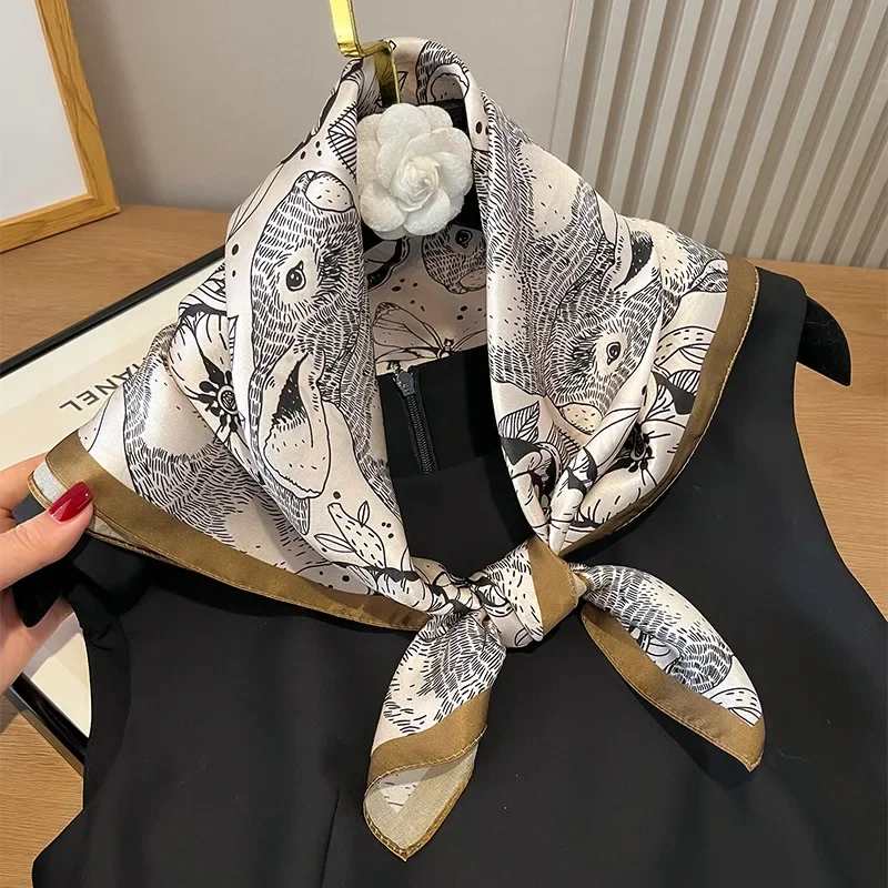 ผ้าไหมแท้ 100% ผ้าพันคอสี่เหลี - Shawl Wrap Winter บทวิจารณ์และราคา