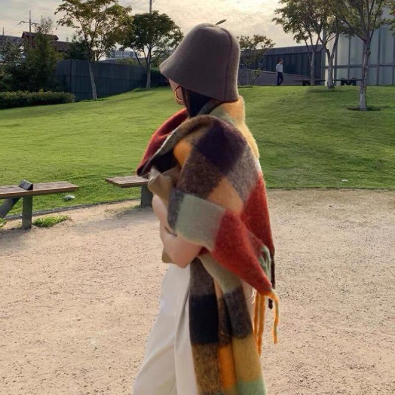 ใหม่หรูหราฤดูหนาวหนาผ้าพันคอผู - Cashmere Pashmina Wrap บทวิจารณ์และราคา