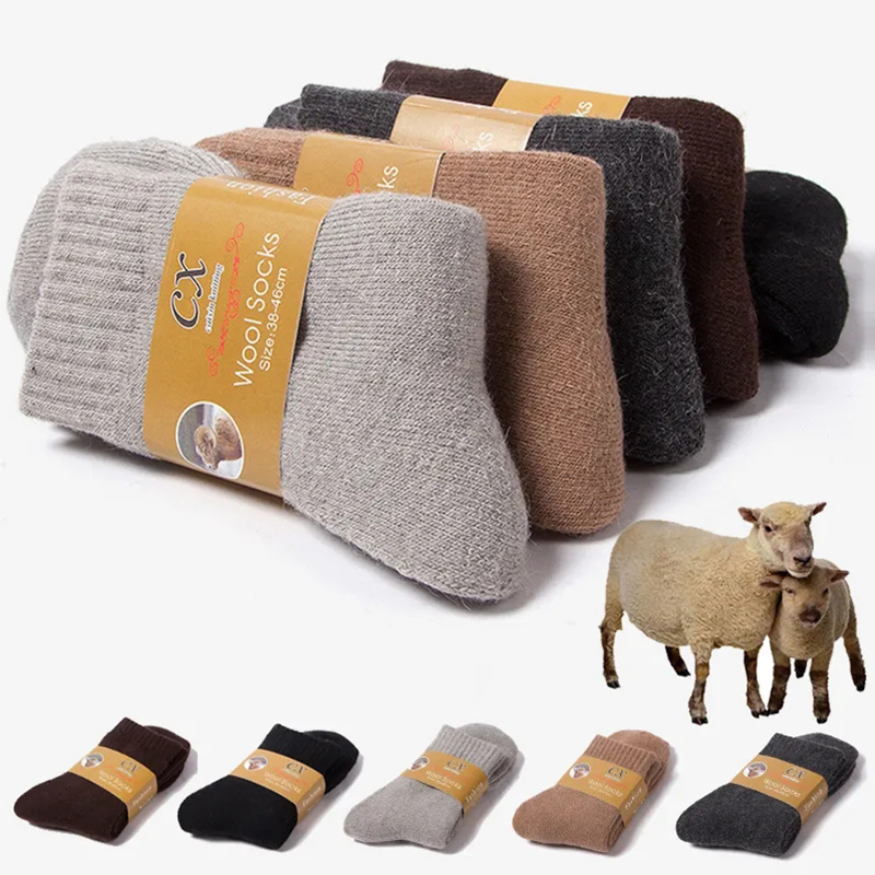 1 คู่ฤดูหนาวผู้หญิงอบอุ่นถุงเท - Thermal Sock Wool บทวิจารณ์และราคา