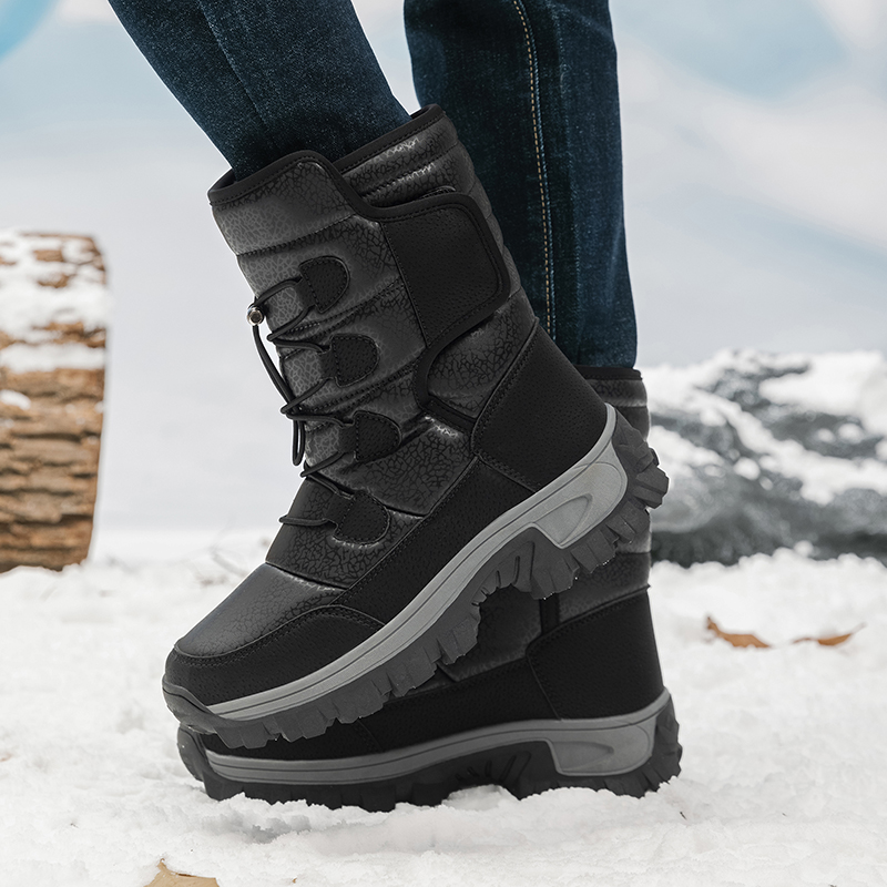 รองเท้าบูทหิมะบุขนสำหรับผู้ชาย - Waterproof Winter Boot บทวิจารณ์และราคา