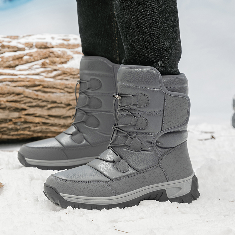 รองเท้าบูทหิมะบุขนสำหรับผู้ชาย - Waterproof Winter Boot บทวิจารณ์และราคา